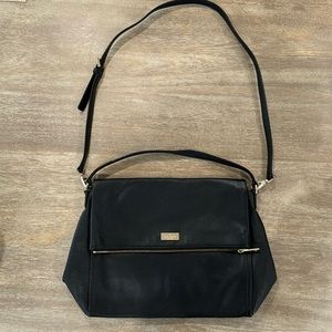 Kate Spade Leila Medium Flap Pebbled Leather Crossbody